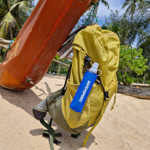 soft flask 250 ml niebieski